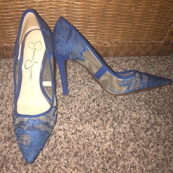 jessica simpson lace heels